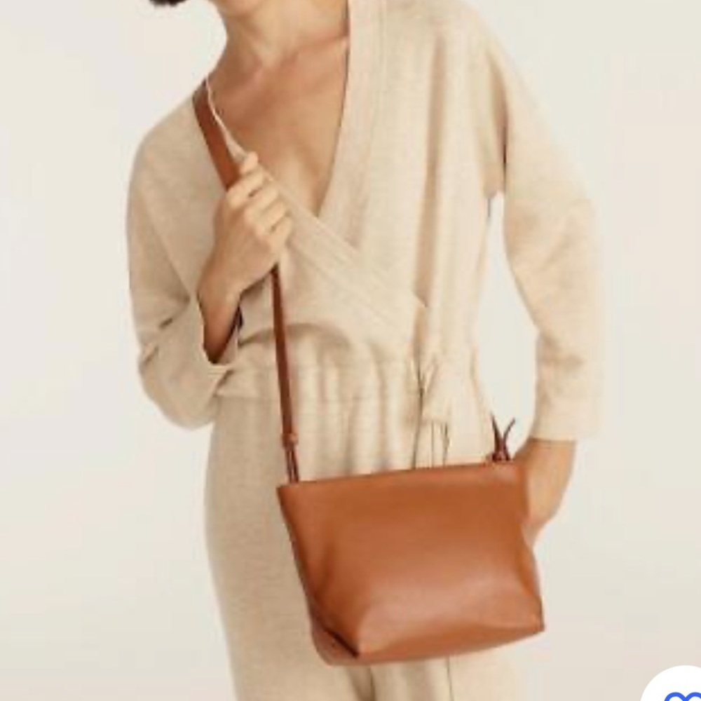 J. Crew Oslo Cross-Body Leather Bag